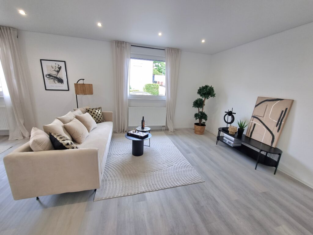 Wohnzimmer gemütlich
saniertes wohnen